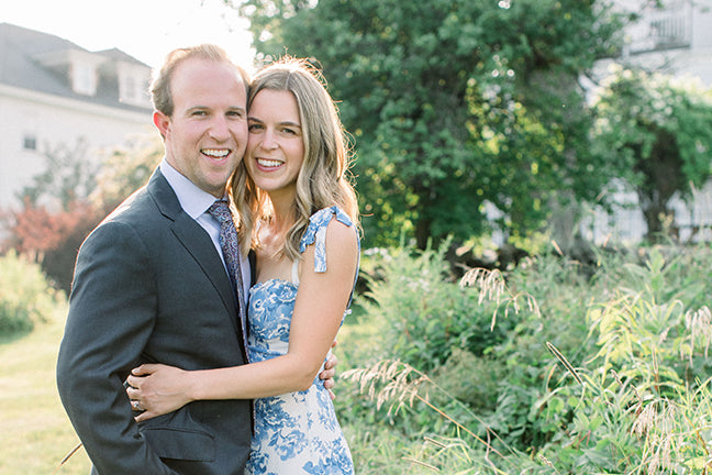 Floral Crest for a New Hampshire Rehearsal Dinner