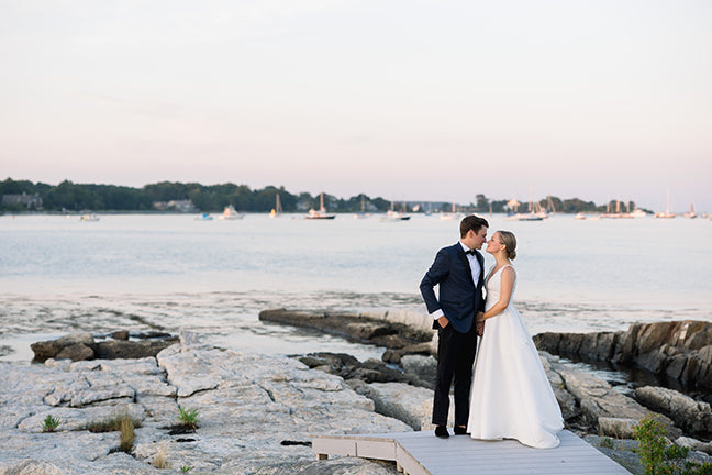 Elegant Wedding Crest Art on the NH Seacoast