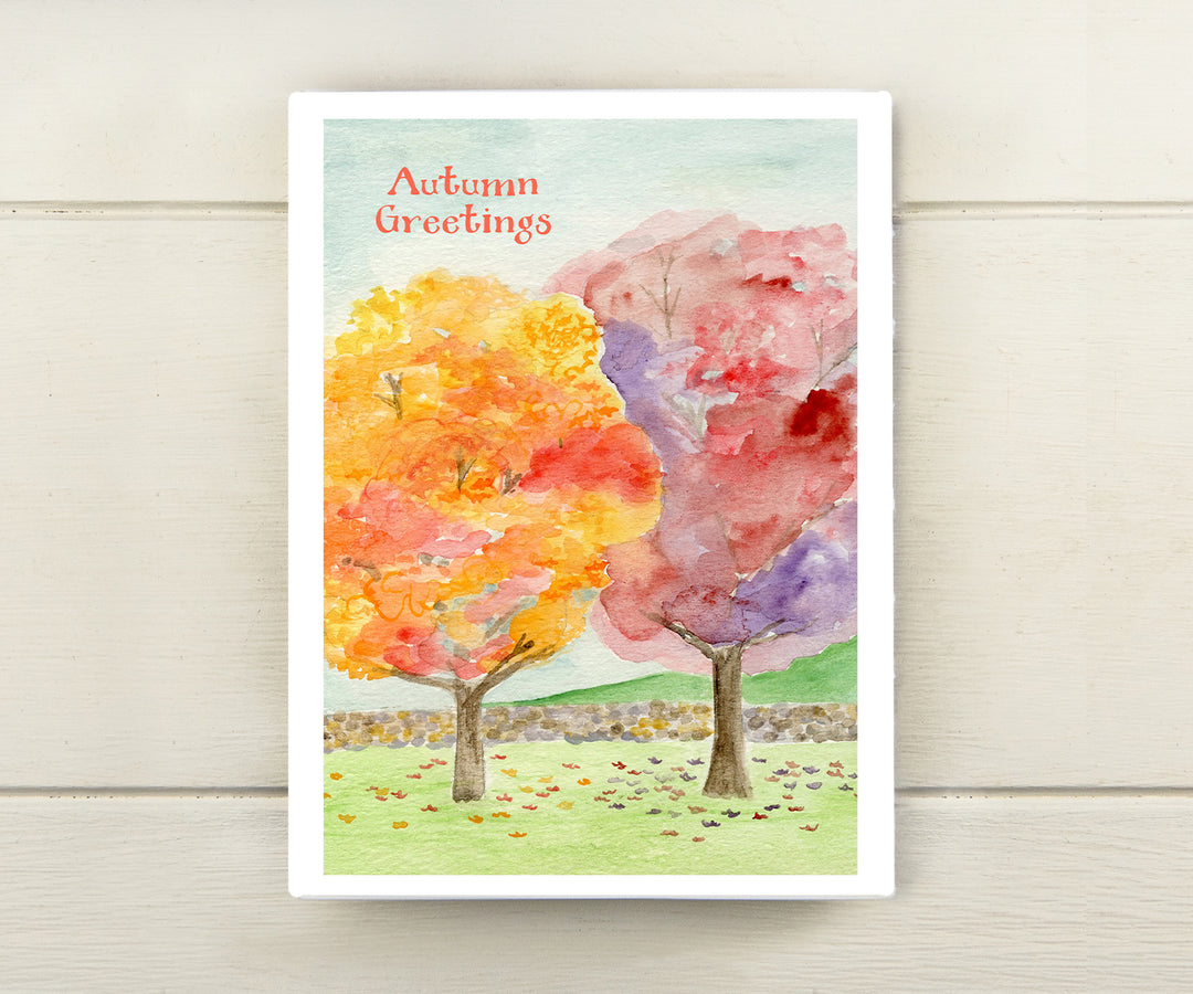 Autumn Trees Card