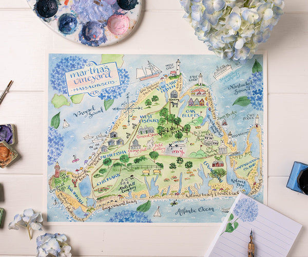 Martha's Vineyard map