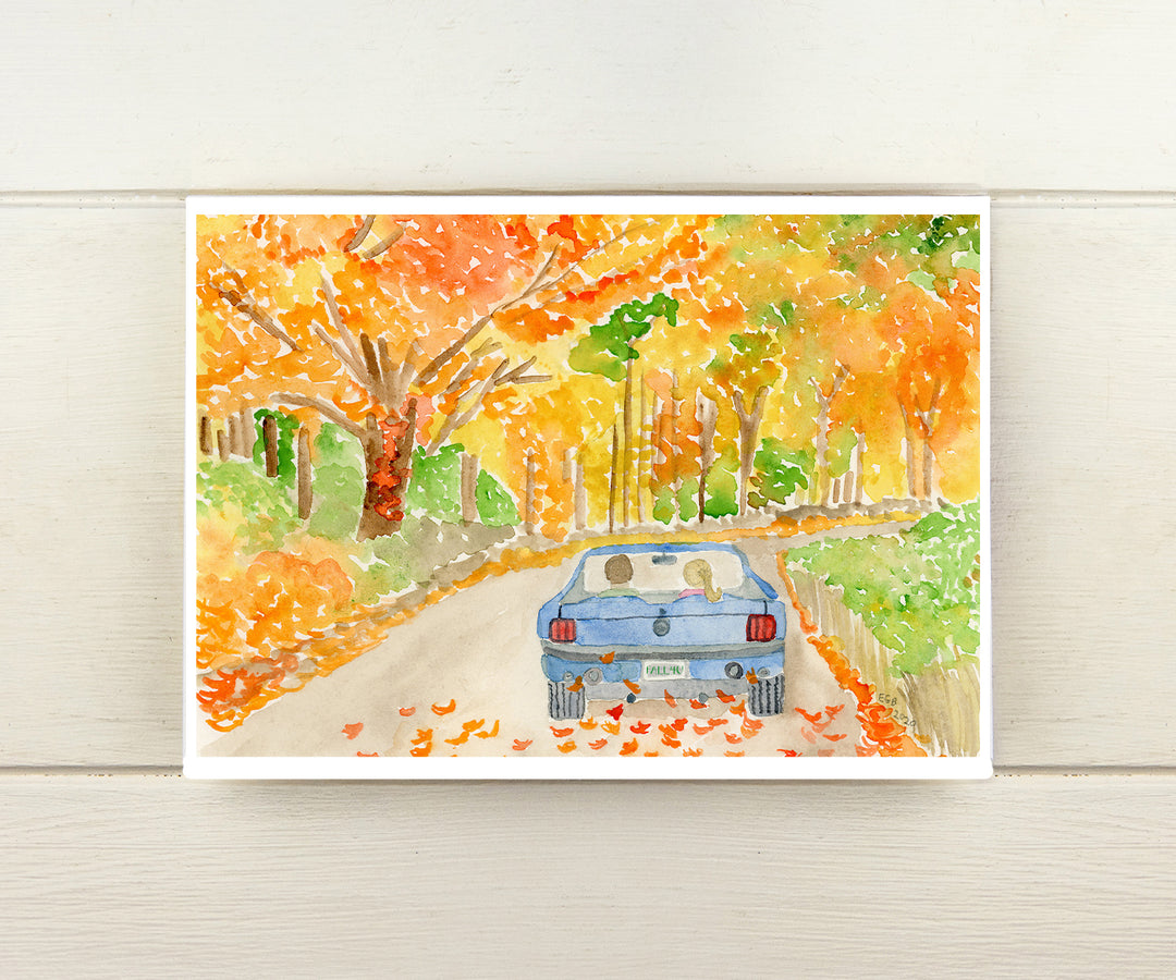 Autumn Drive Card