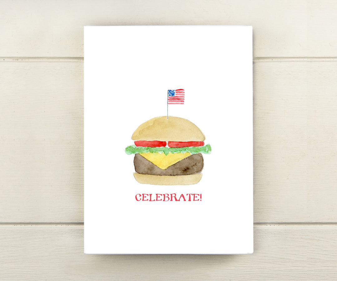 Burger Celebration Card