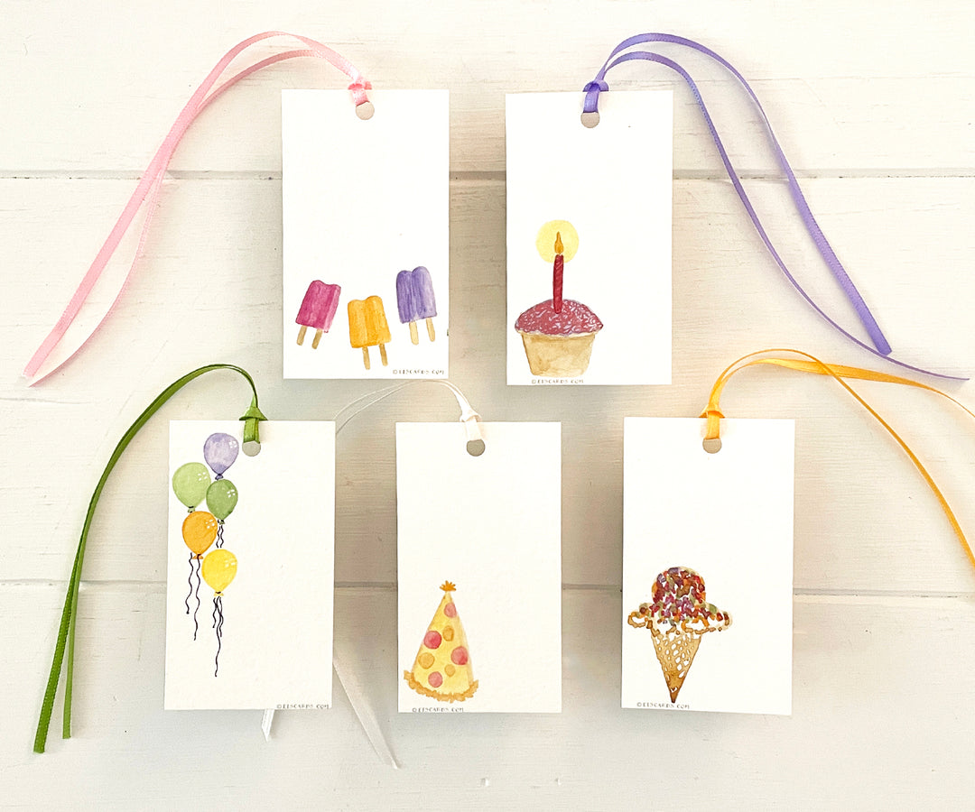 Cute Kids Birthday Gift Tags