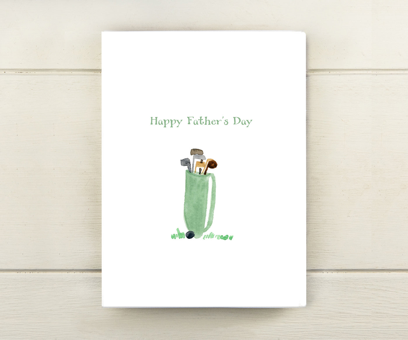 Golf Clubs Father's Day Card – El's Cards