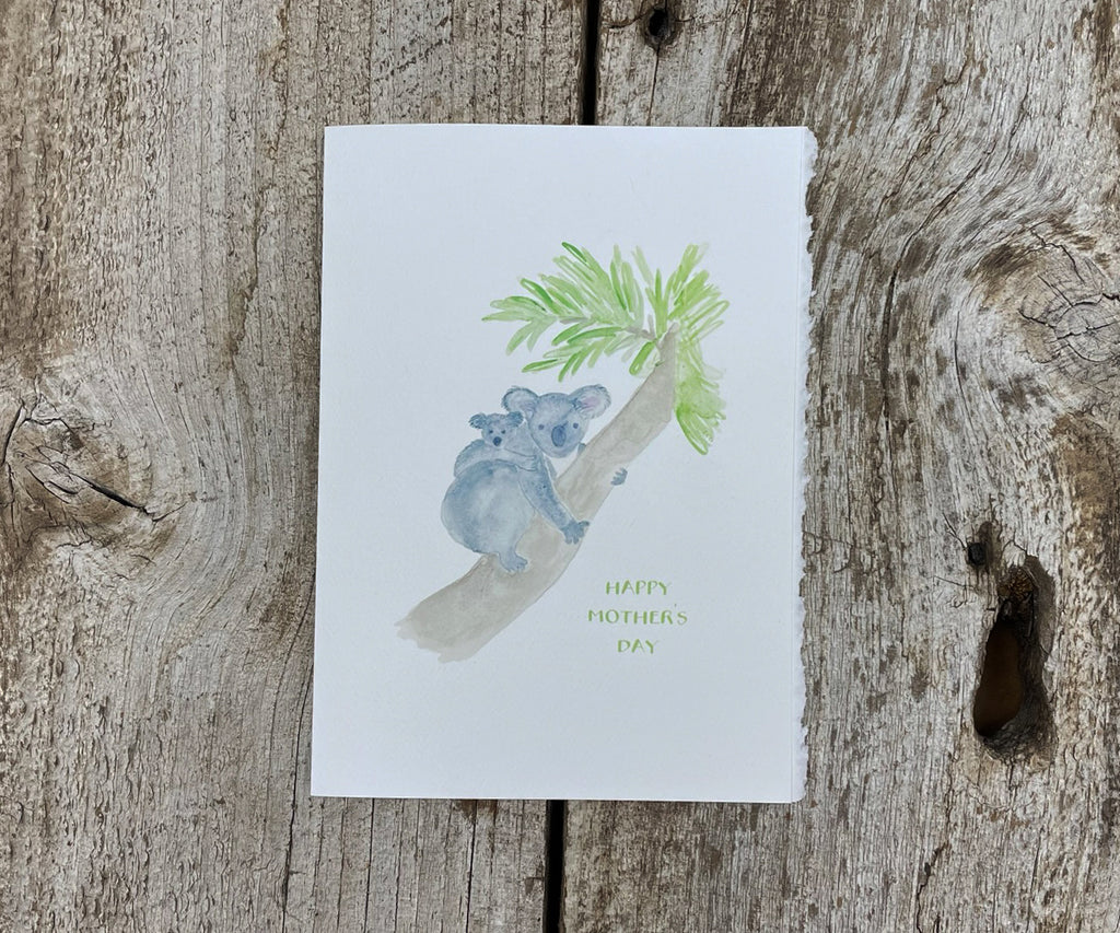 Koala bears mother's day card