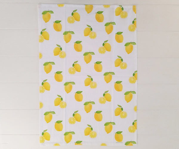 lovely lemons towel