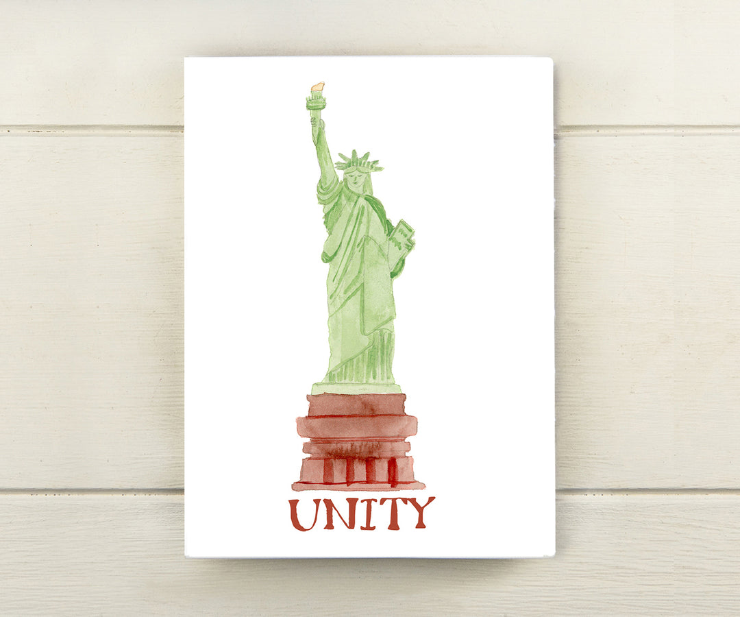 Statue of Liberty unity card
