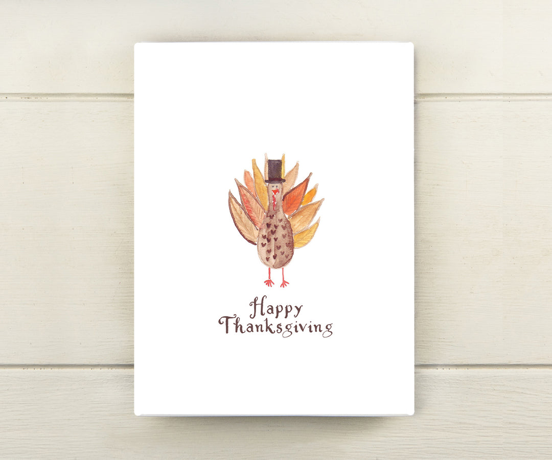 Turkey Thanksgiving Card