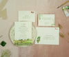 Vineyard wedding invitation suite