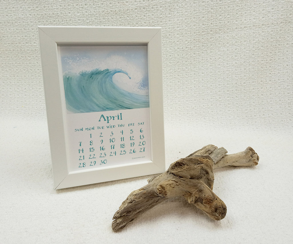 Box Style White Wood Frame