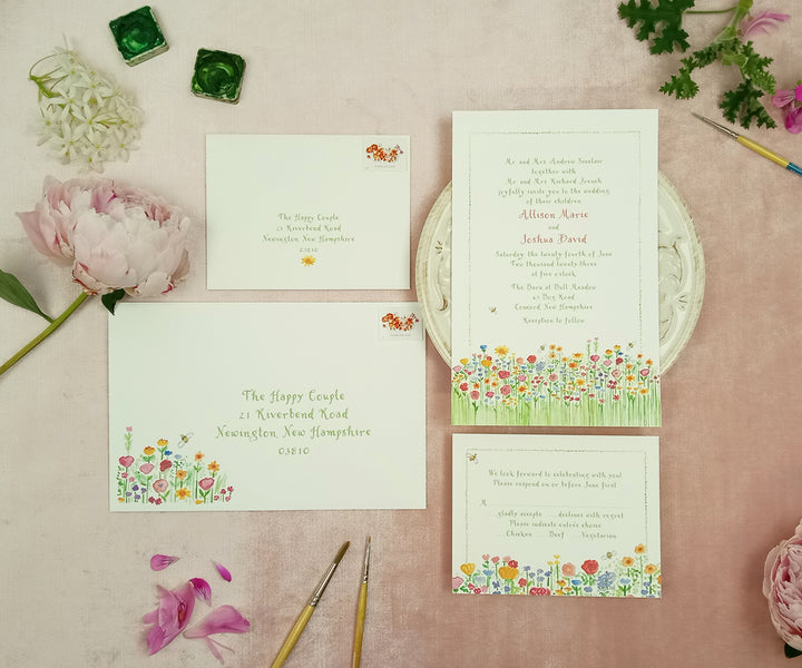 Wildflowers Wedding Invitation