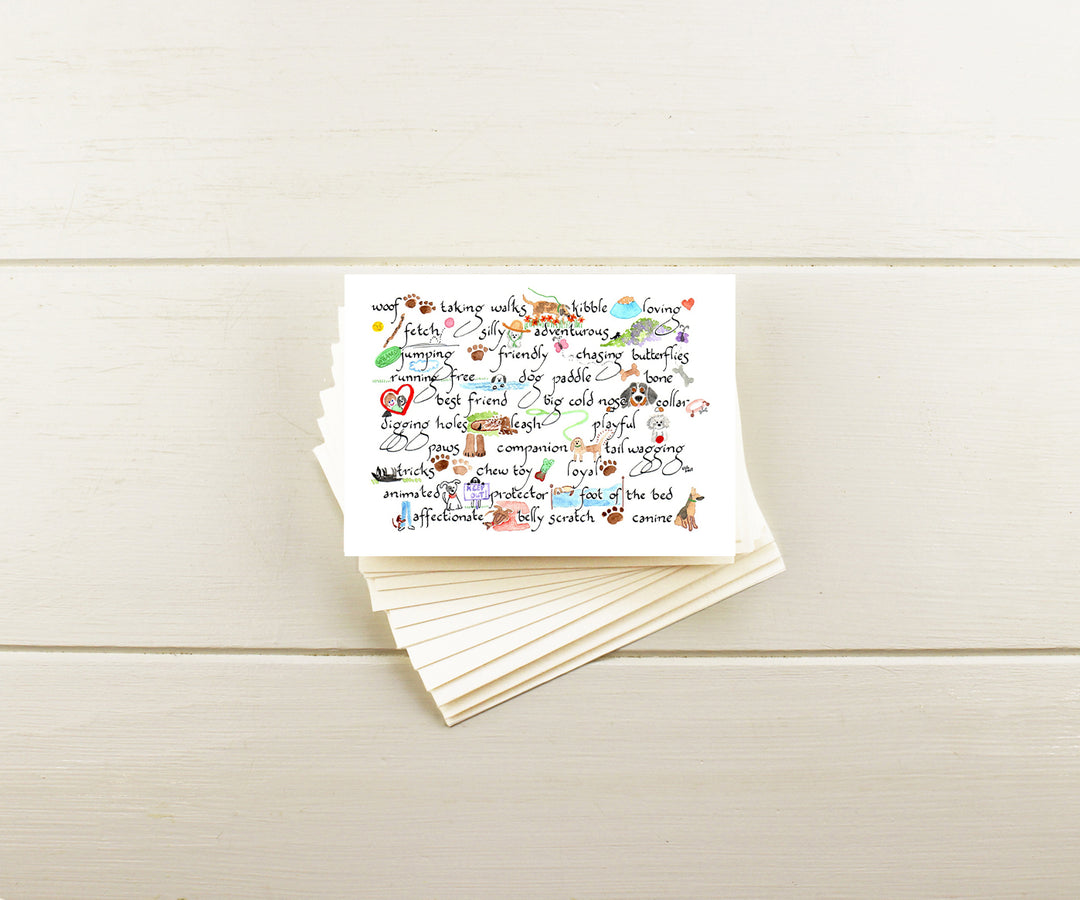 Woof Note Cards
