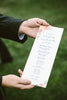 Ceremony Programs