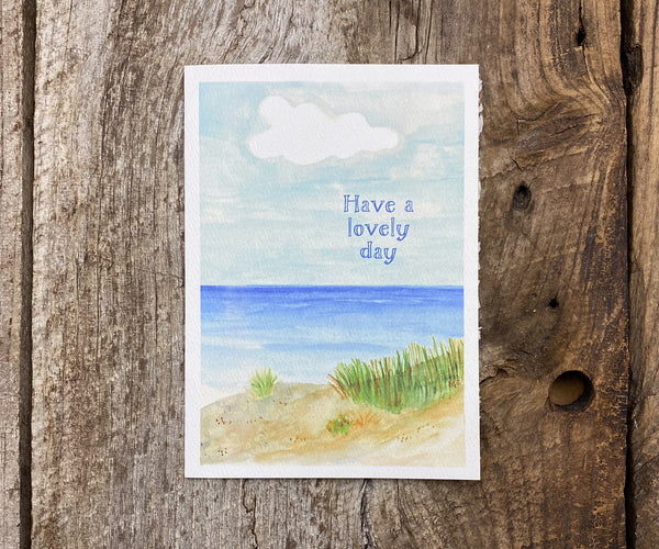 Beach Walk Card