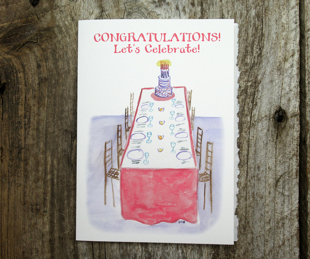 Celebration Table Card