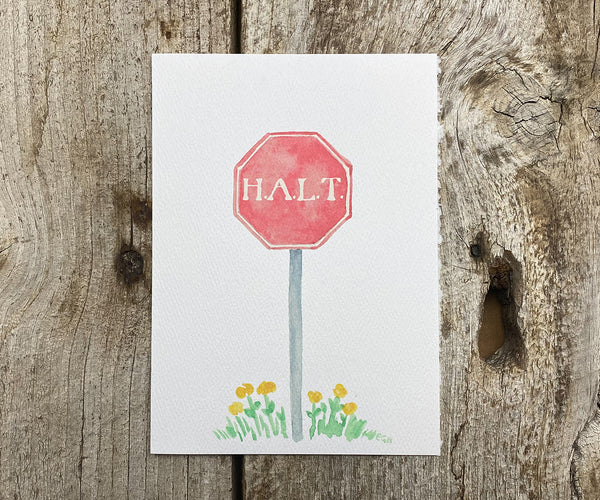 HALT card