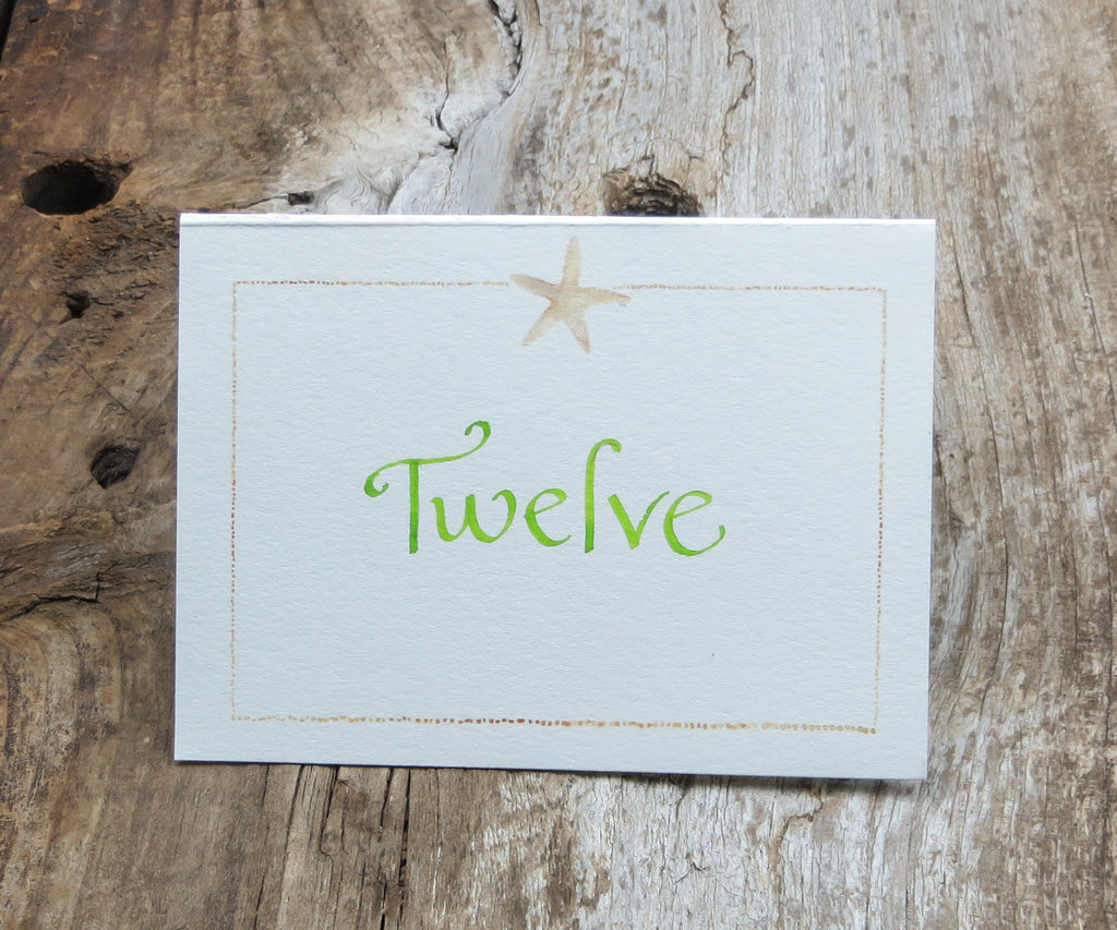 Tropical Melange Table Signs