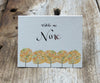 Yellow Autumn Trees Table Signs