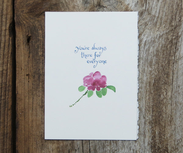 Floral card