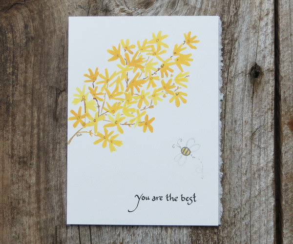 Forsythia Card