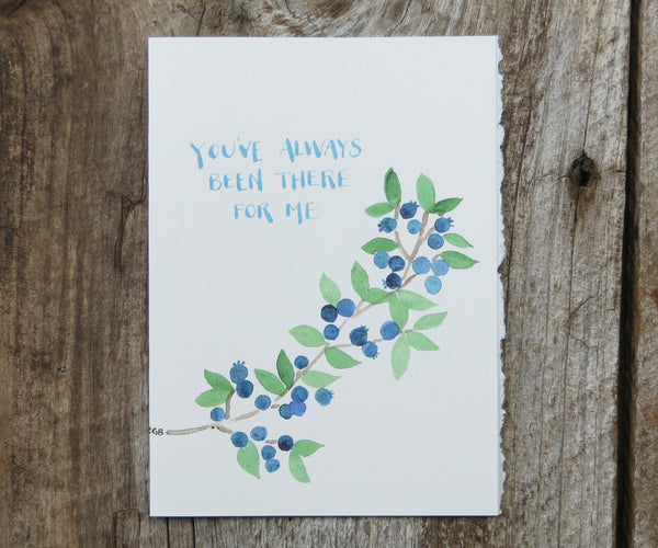 Blueberry Card