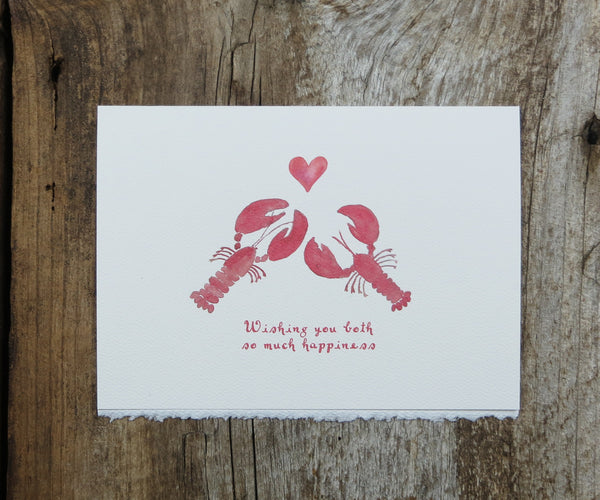 Pair of Lobsters Card