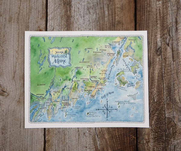 Maine Midcoast Map