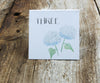 White Hydrangea Table Signs