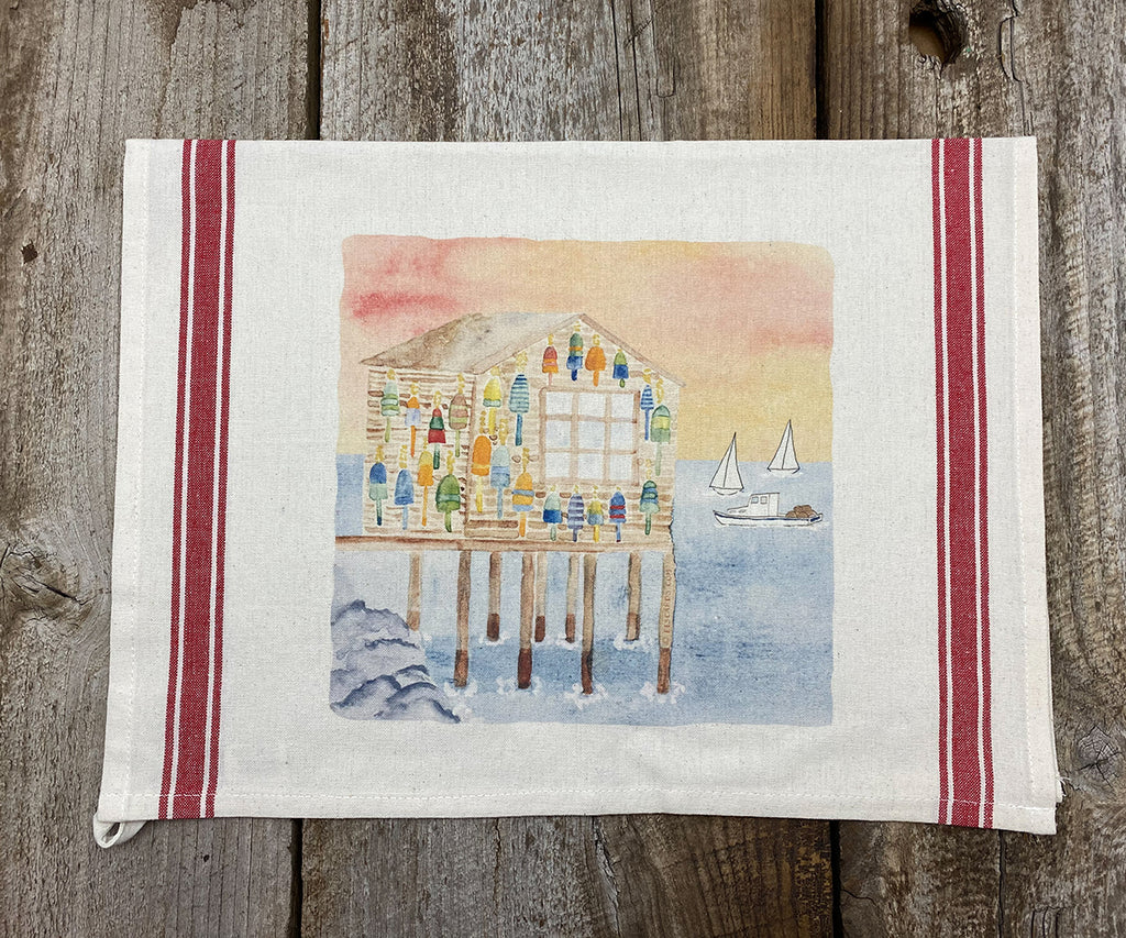 Lobster Hut tea towel