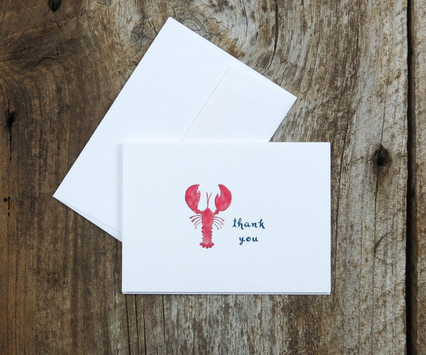 Lobster thank you note