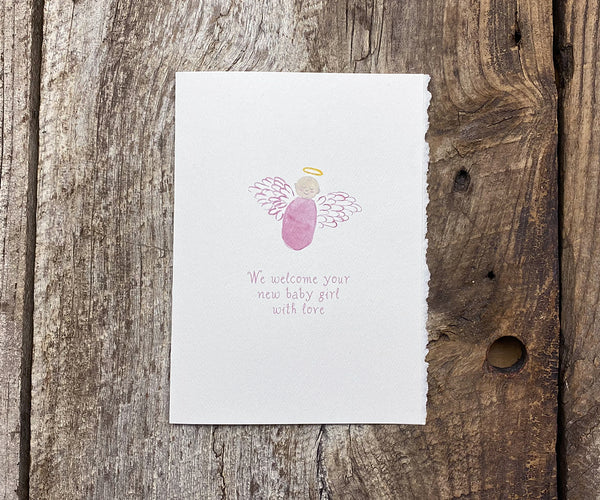 new baby girl card