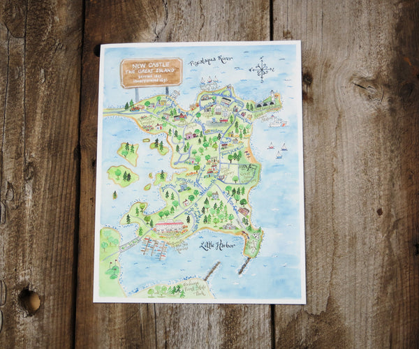 New Castle, New Hampshire map