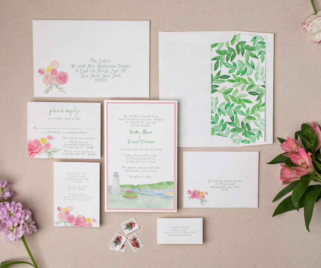 River View Wedding Invitation