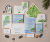 Rocky Shore wedding invitation full suite