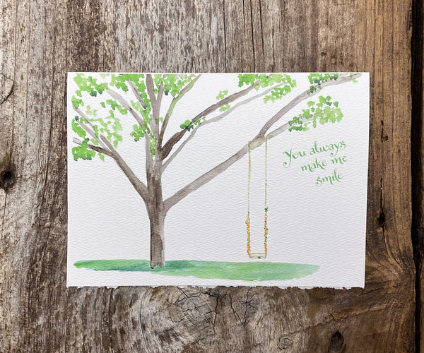 Smile Swing card