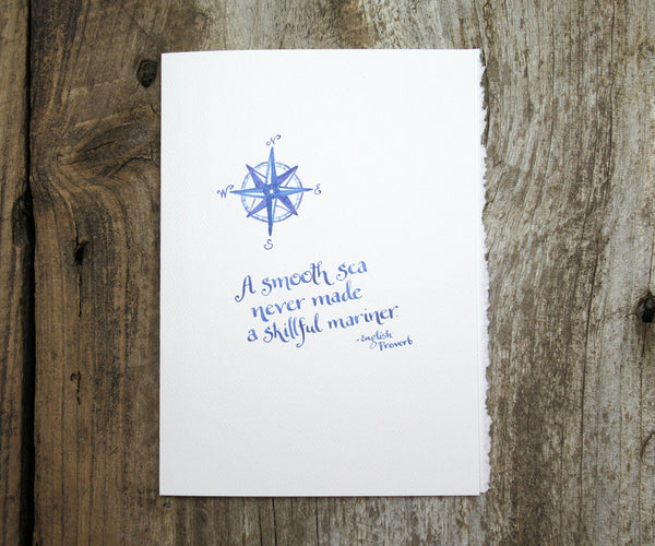 Smooth Sea Quote Card