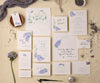 Spring Lilac wedding invitation