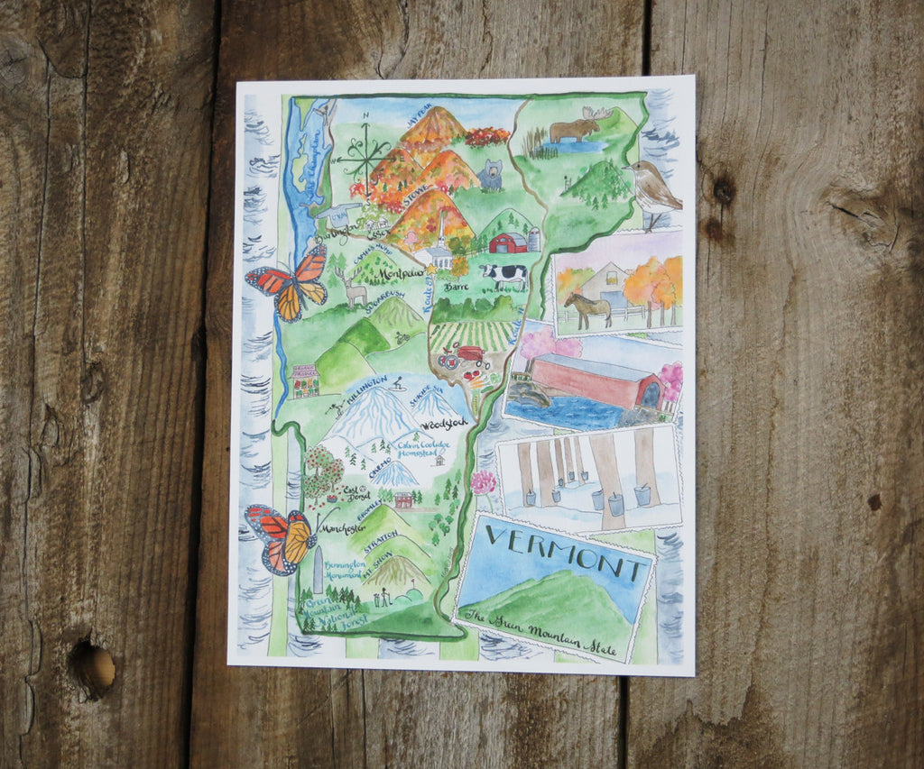 Vermont map