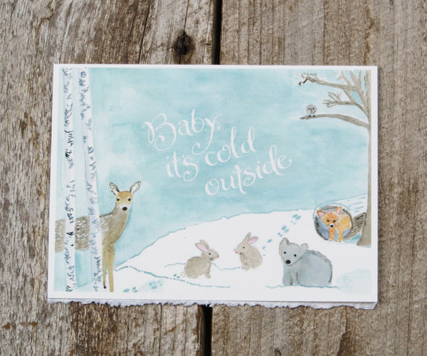 Baby Animals Holiday Card