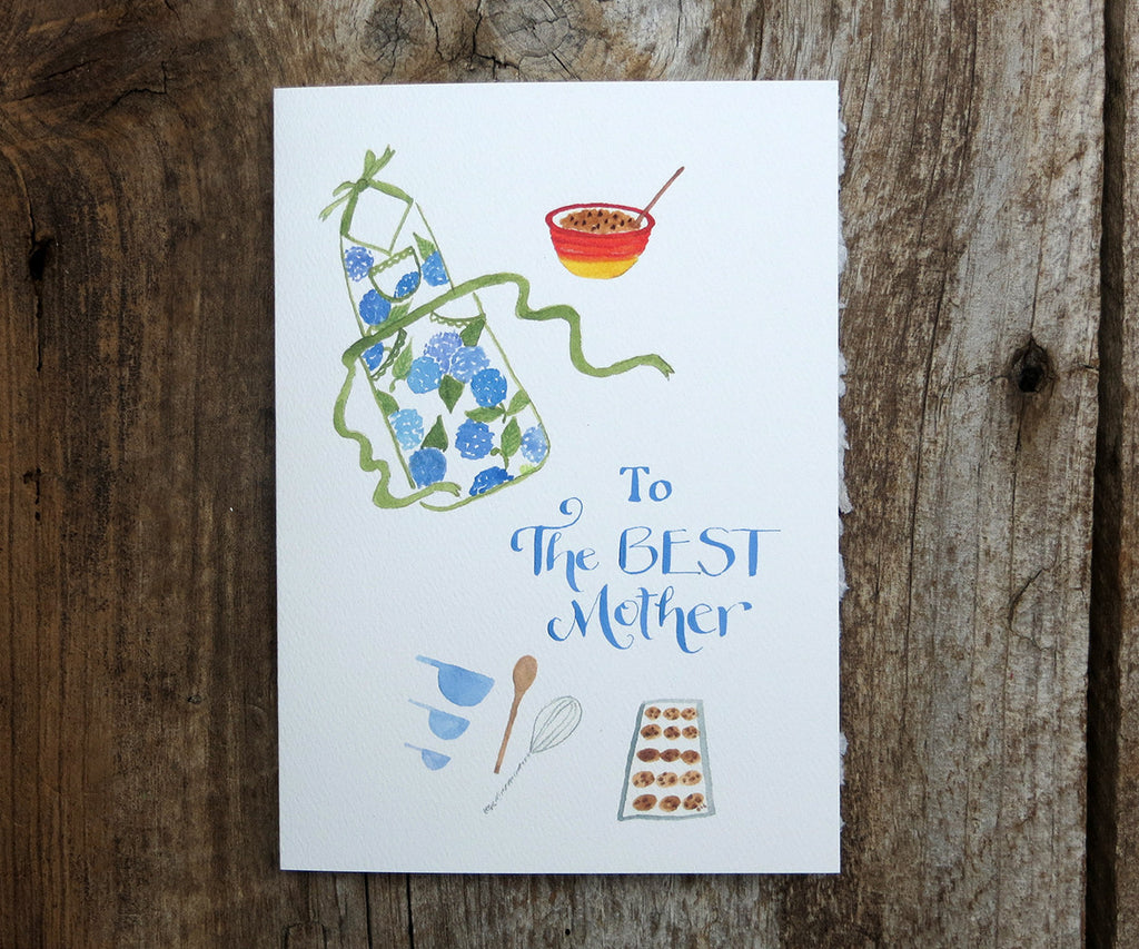 Baking Cookies Mother's Day Card