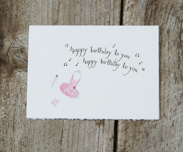 ballet birthday card