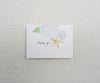 beach hydrangea wedding thank you note