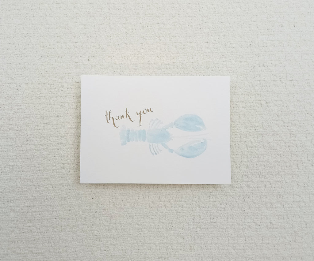 Blue Lobster Thank You Notes