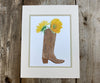 cowboy boot print