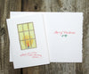 Candle Window Holiday Card