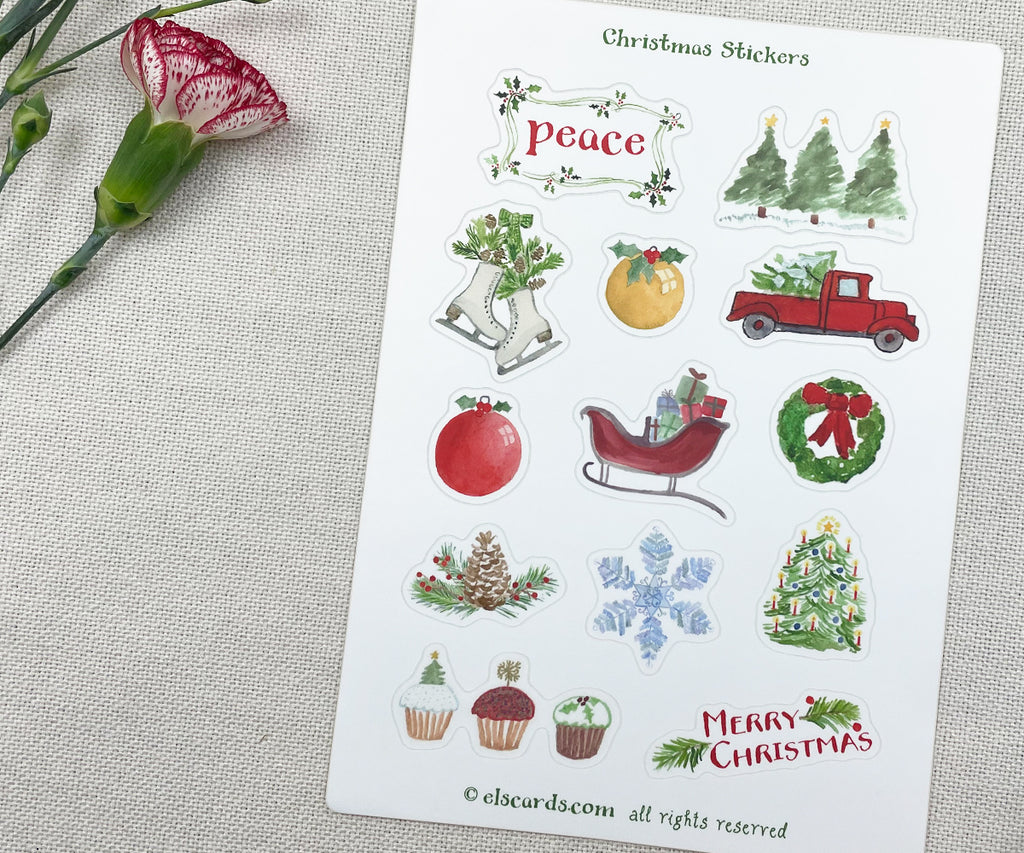 Christmas Sticker Sheet