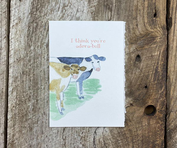 cute cow valentine