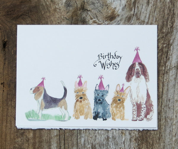 Birthday Dogs card