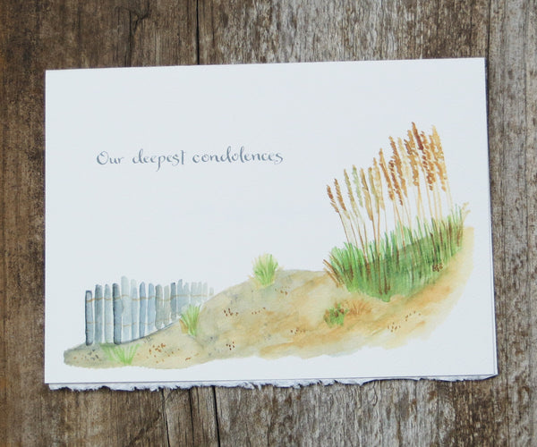 Dunes Sympathy Card