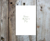 Floral Wreath Mother-to-be Card